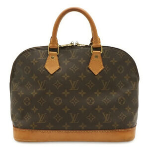 LOUIS VUITTON Authentic Brown Monogram Alma Bag